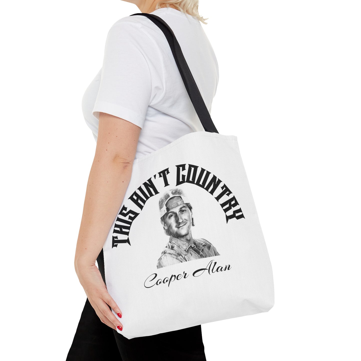 This Ain't Country Tote Bag, Gift for Country Music Lover, Country Music Bag