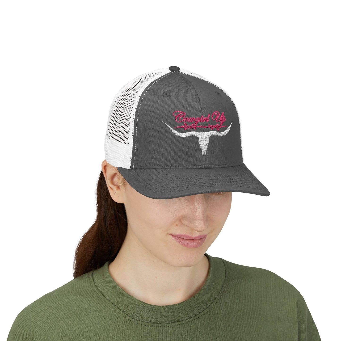 Cowgirl Up Snapback Trucker Cap