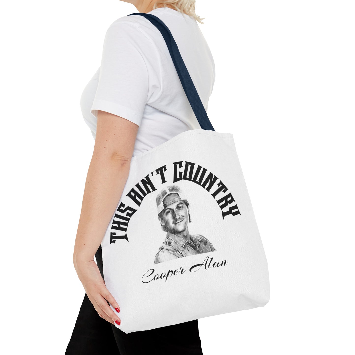 This Ain't Country Tote Bag, Gift for Country Music Lover, Country Music Bag