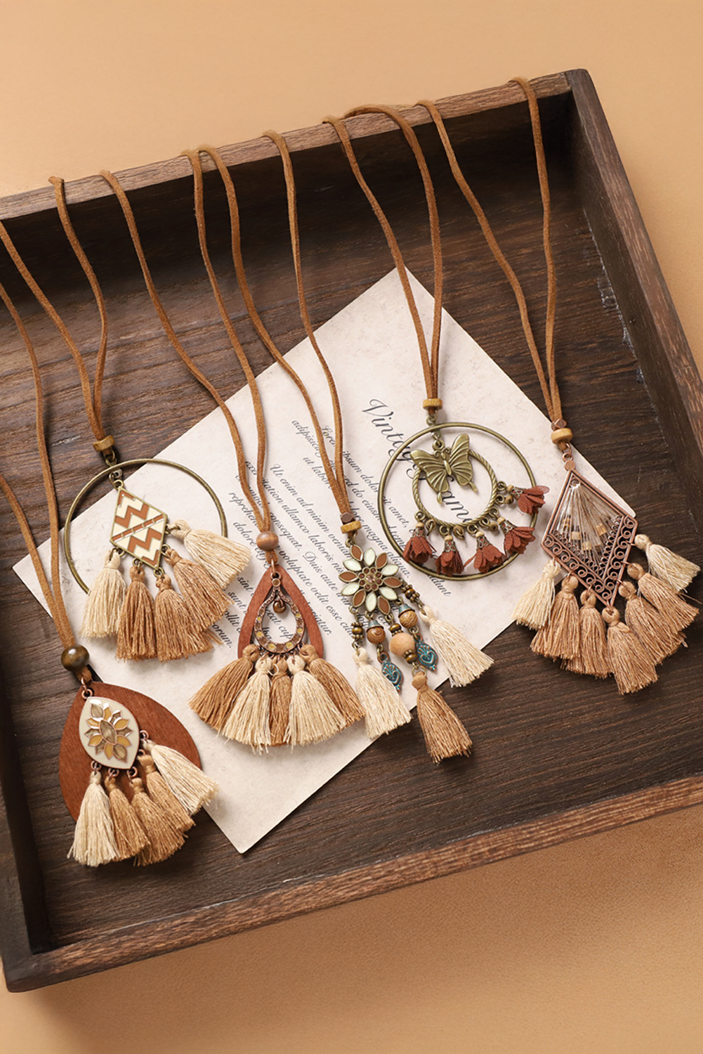 Desert Muse Tassel Necklace β Bohemian Spirit in Every Strand