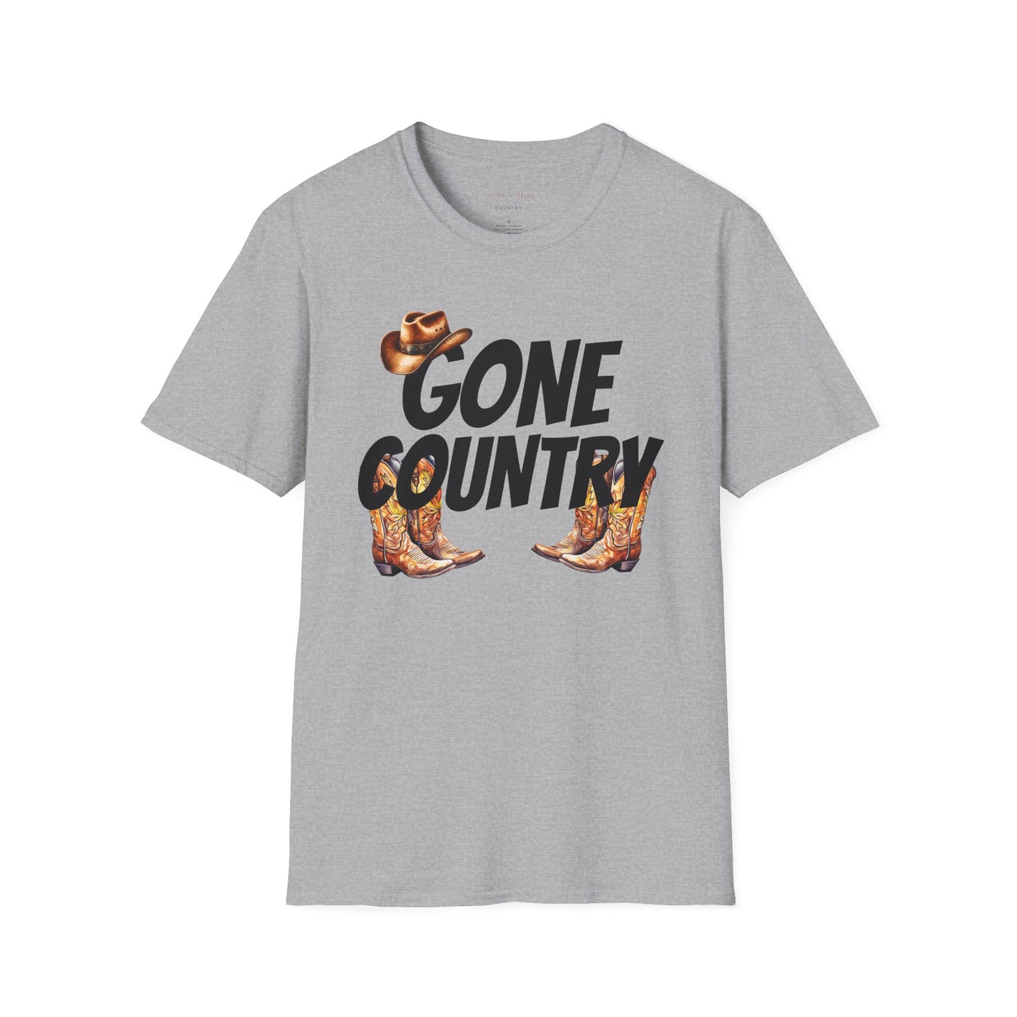Gone Country T Shirt, Country Music Shirt, Festival Tee, Western T-shirt, Concert T Shirt,
