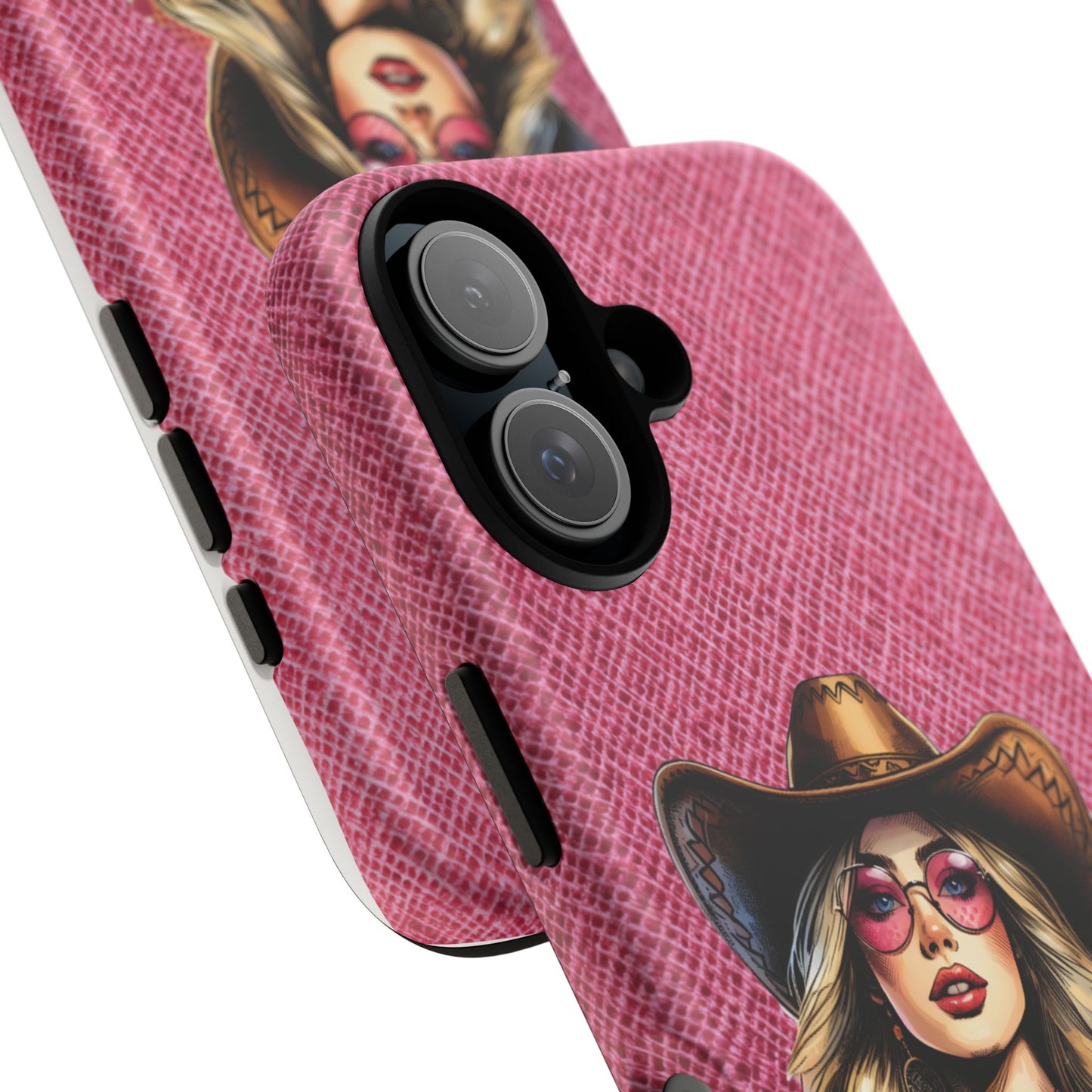 Wild West Charm: Bold Cowboy Hat and YEHAW! Design Phone Case