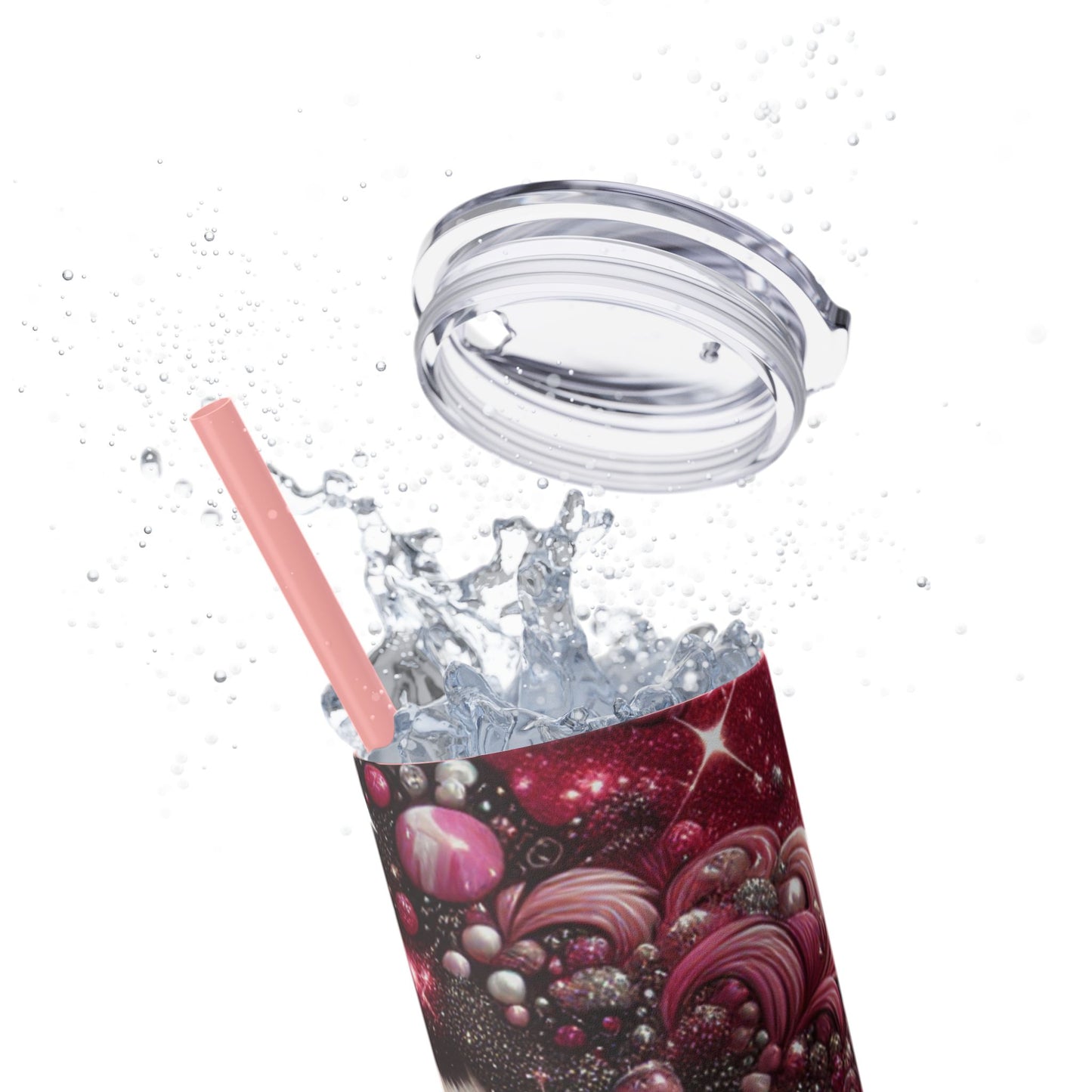 Glitzy Cow Pattern Tumbler 20 oz