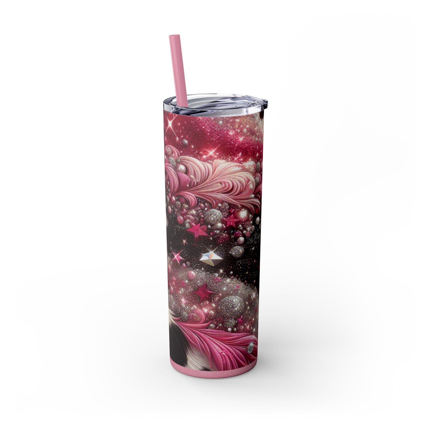 Glitzy Cow Pattern Tumbler 20 oz