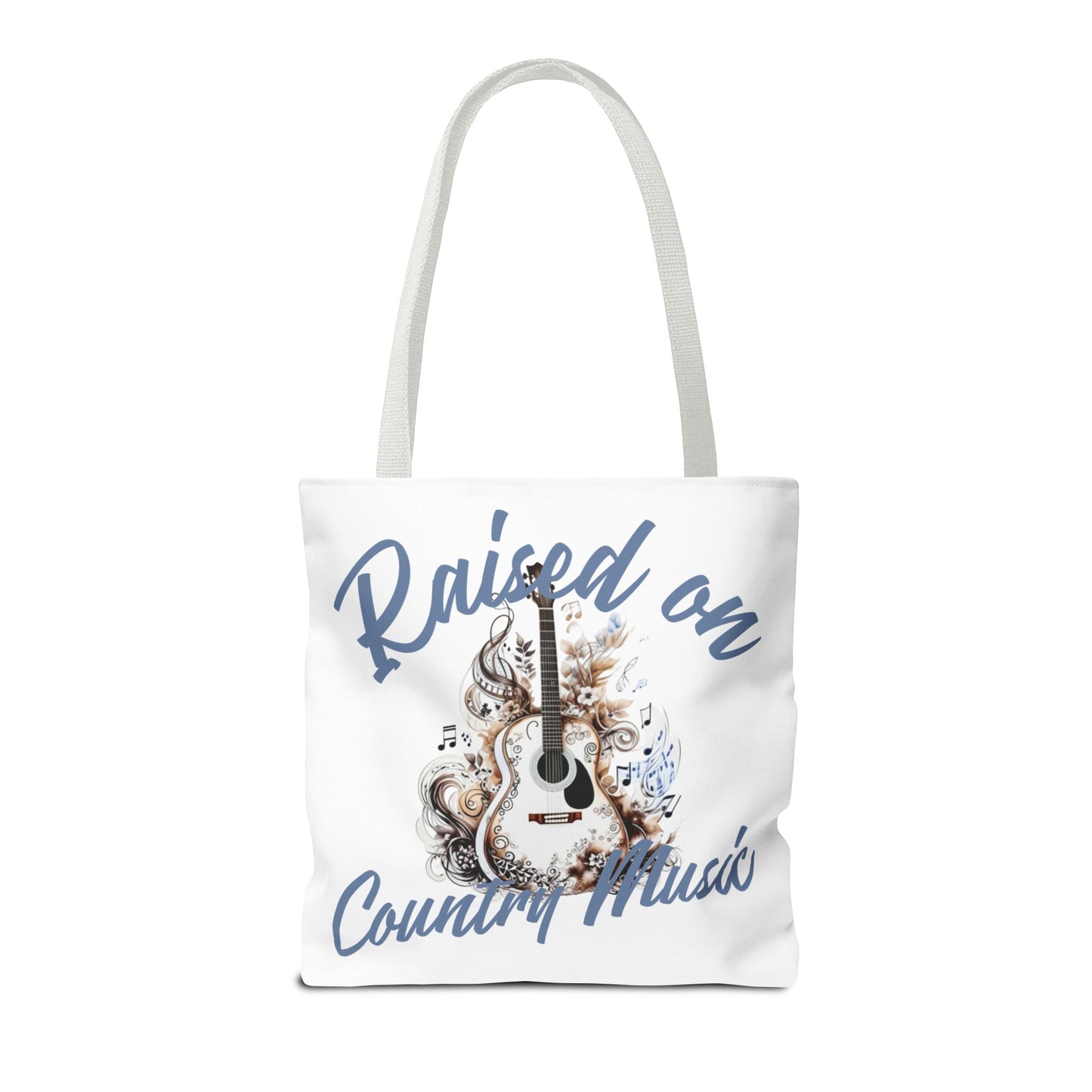 Raised on Country Music Tote Bag