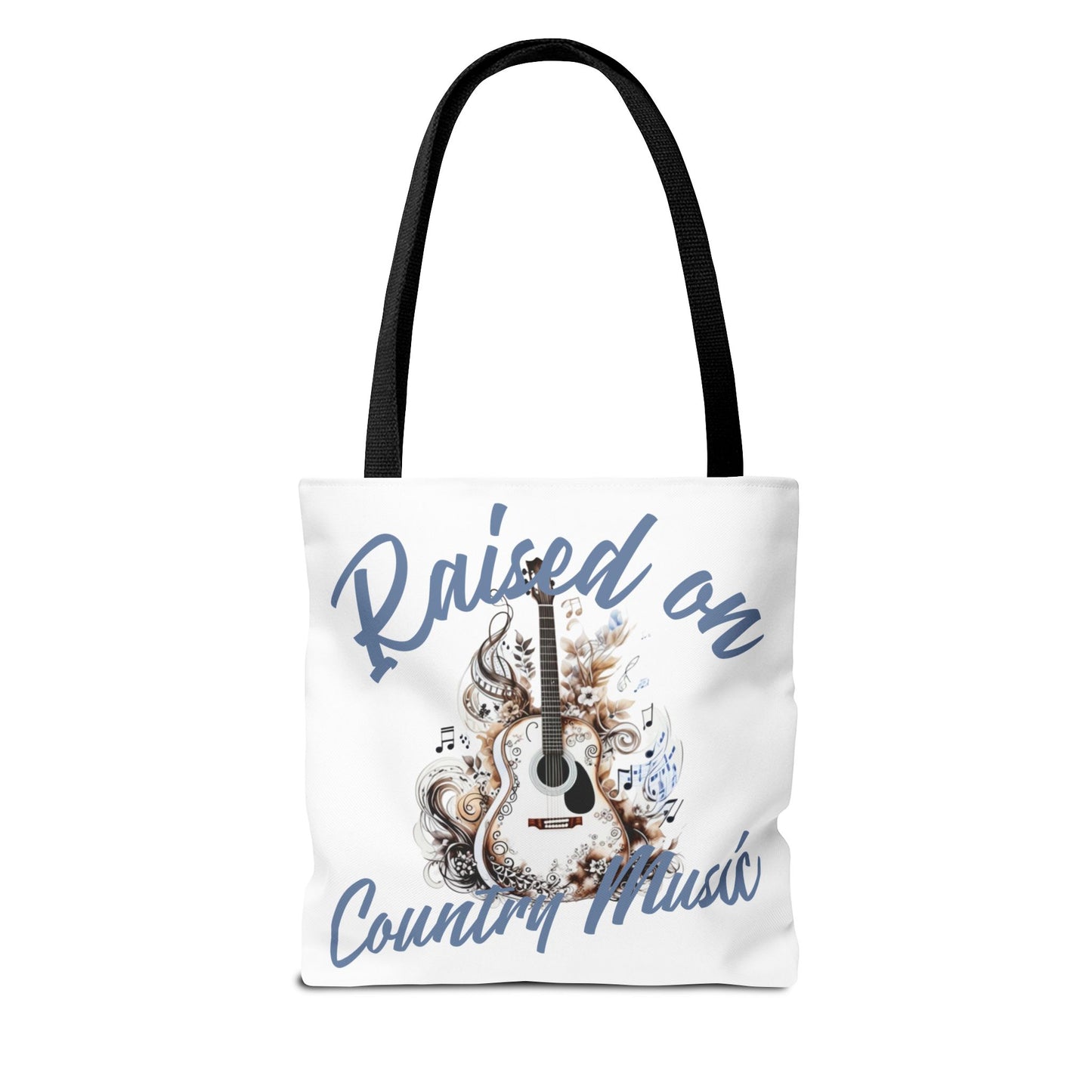 Raised on Country Music Tote Bag