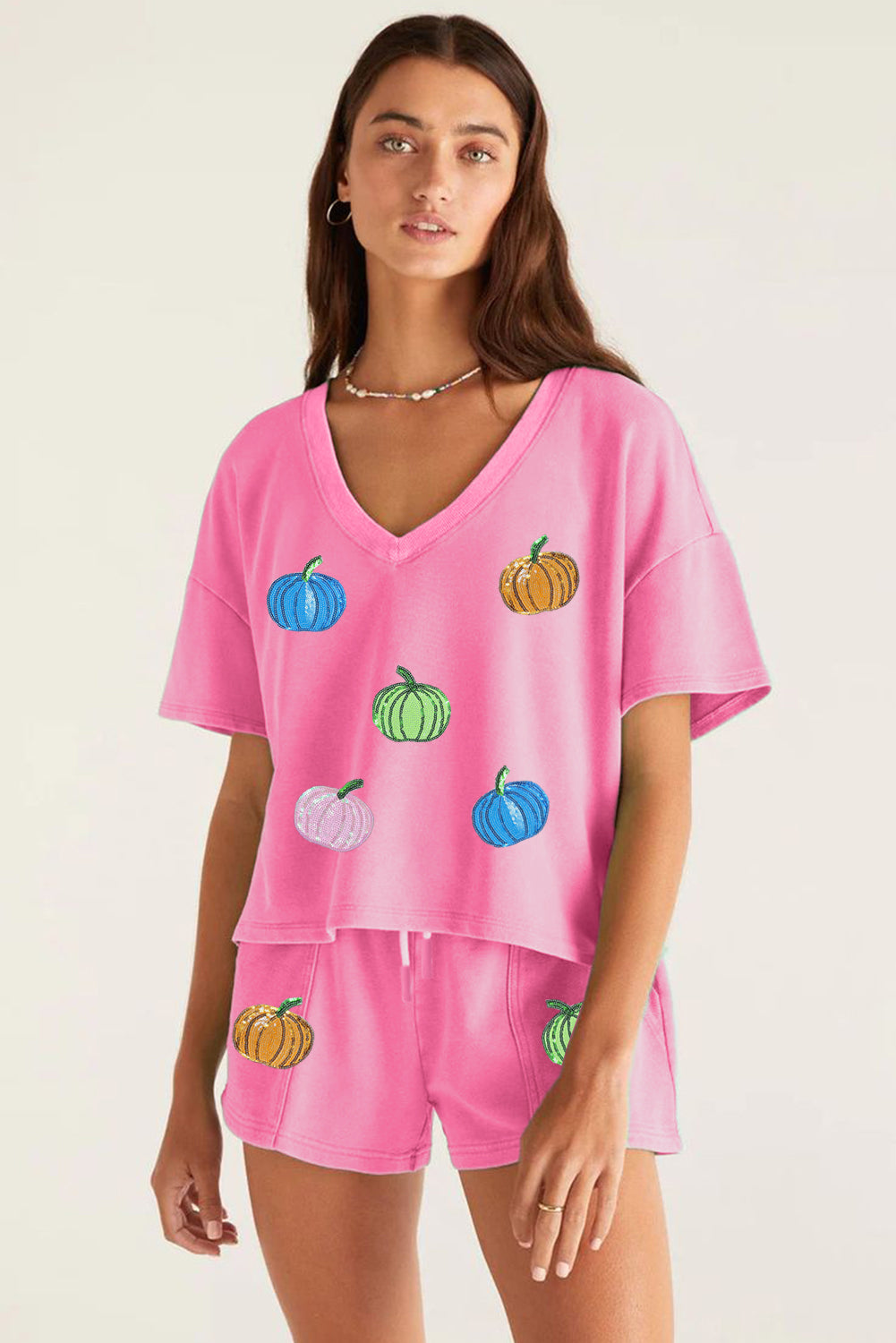 Pretty in Pumpkins Country Halloween Lounge Set