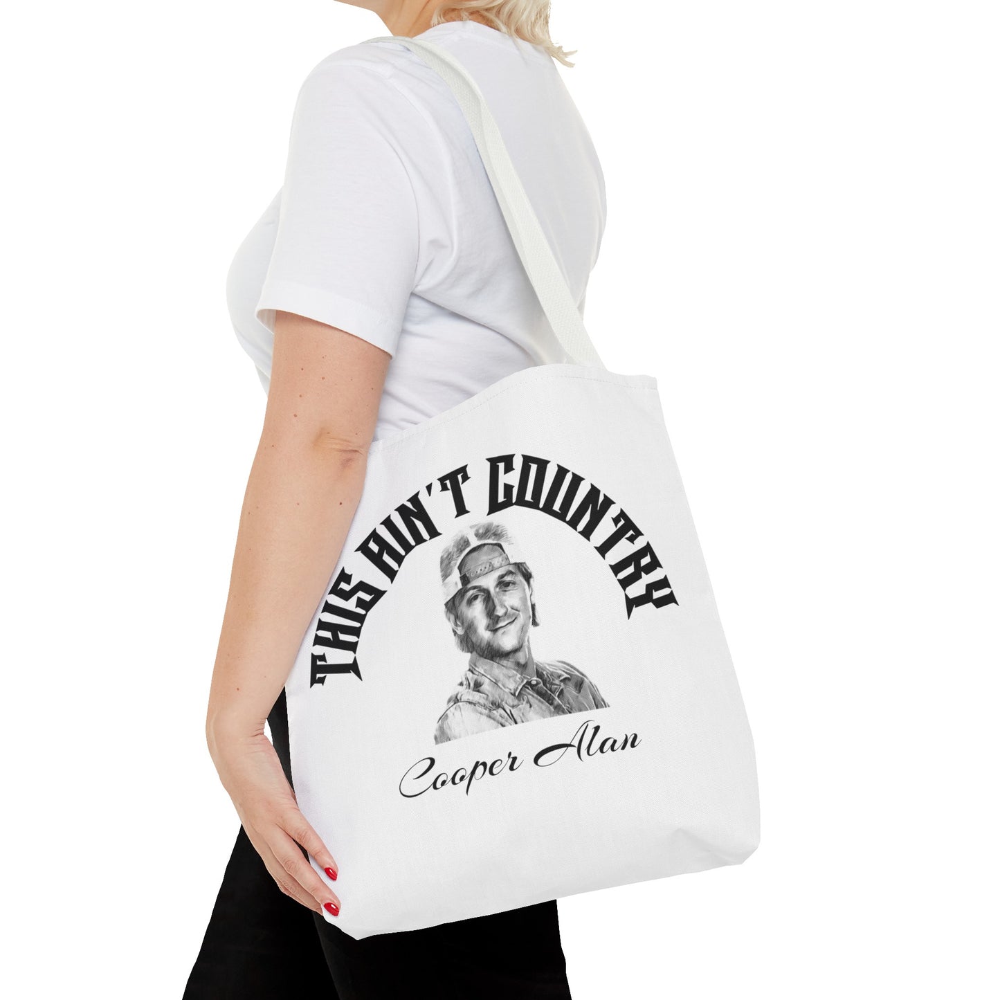 This Ain't Country Tote Bag, Gift for Country Music Lover, Country Music Bag