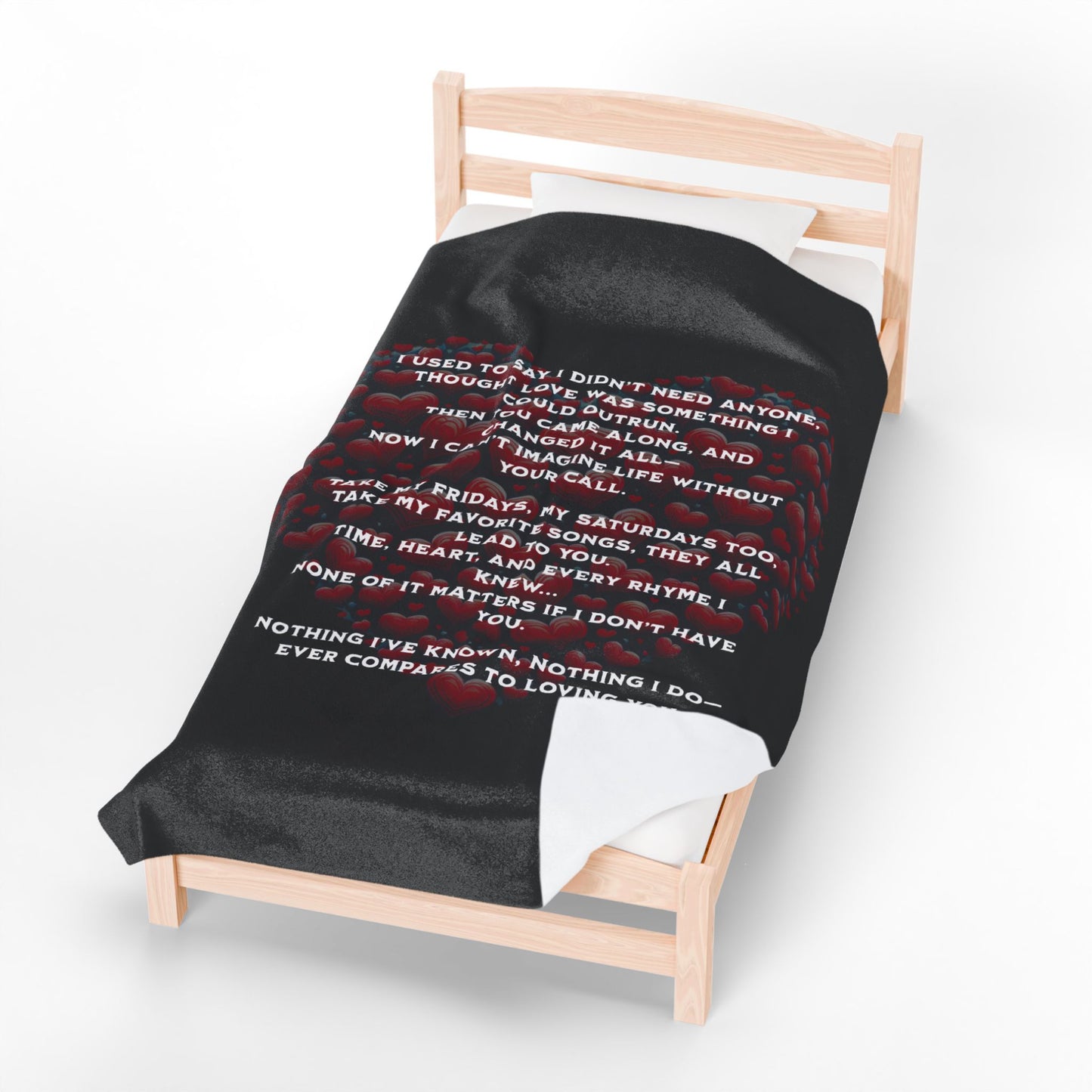Nothing compares to you Velveteen Plush Blanket, Fan Blanket, Throw Rug, Display Blanket, Country Music Blanket,