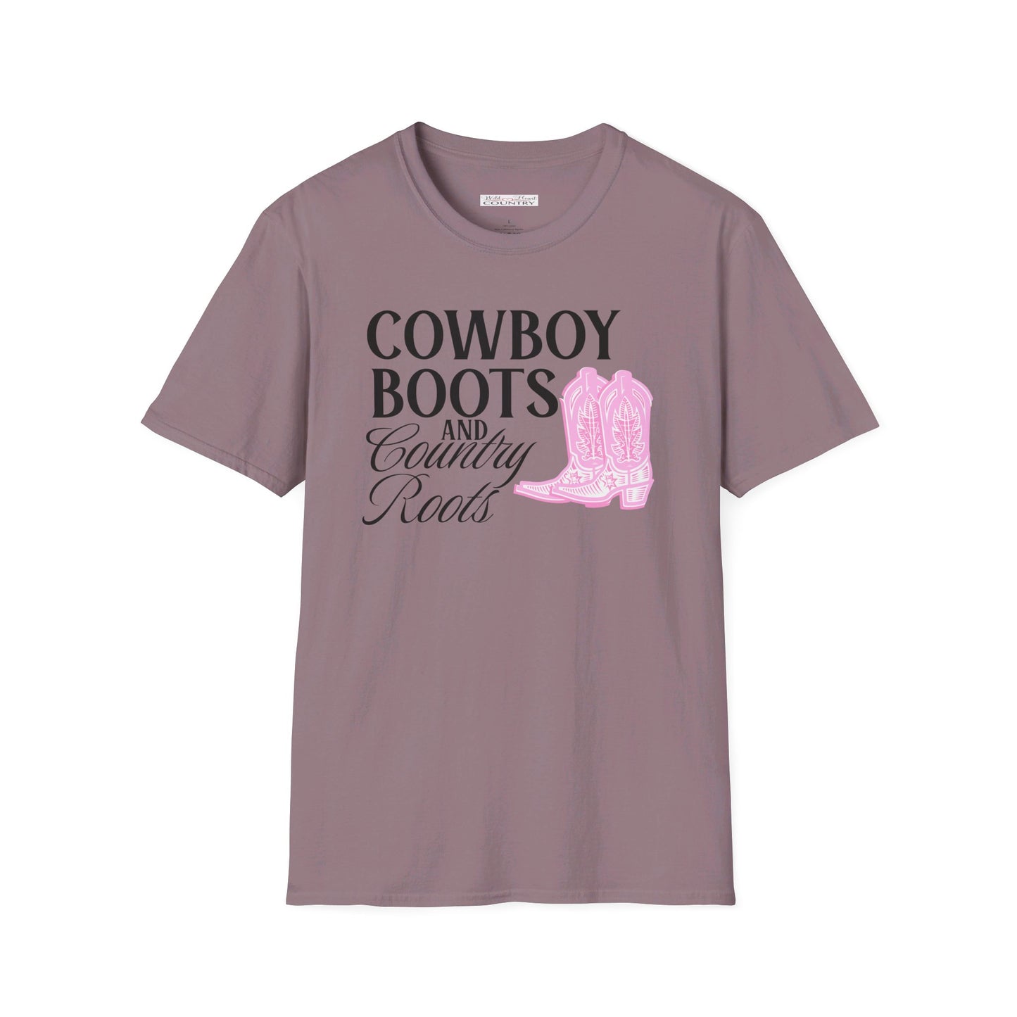 Cowboy Boots & Country Roots T Shirt, Country Shirt, Cowboy Boots Tee, Western T-shirt, Country Shirt, Country Roots T-Shirt