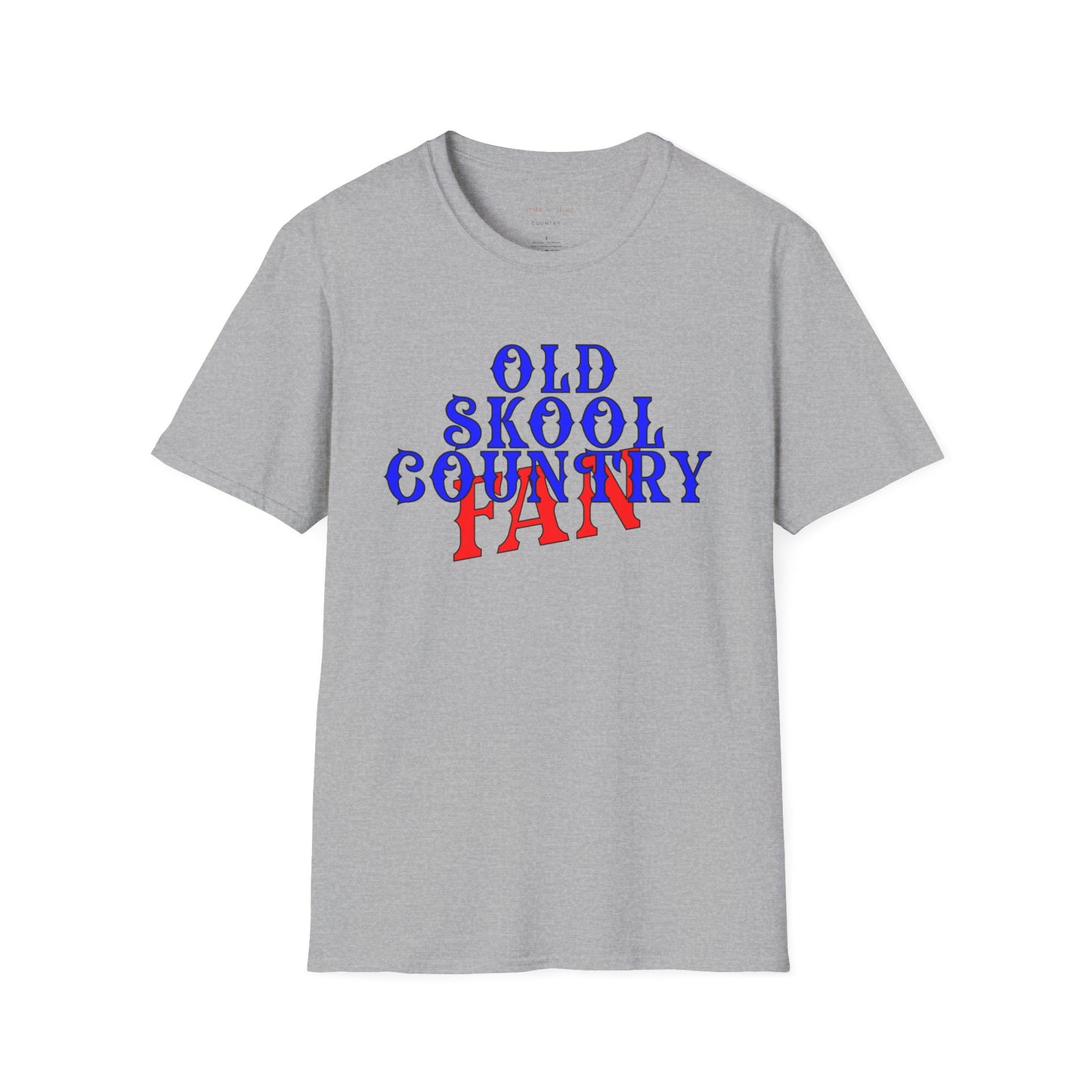 Old Skool Country Fan T Shirt, Country Music Shirt, Festival Tee, Western T-shirt, Concert T Shirt,
