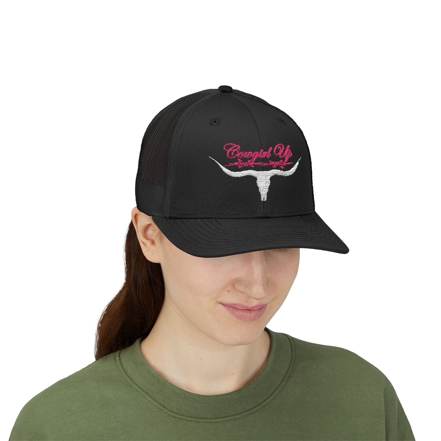 Cowgirl Up Snapback Trucker Cap