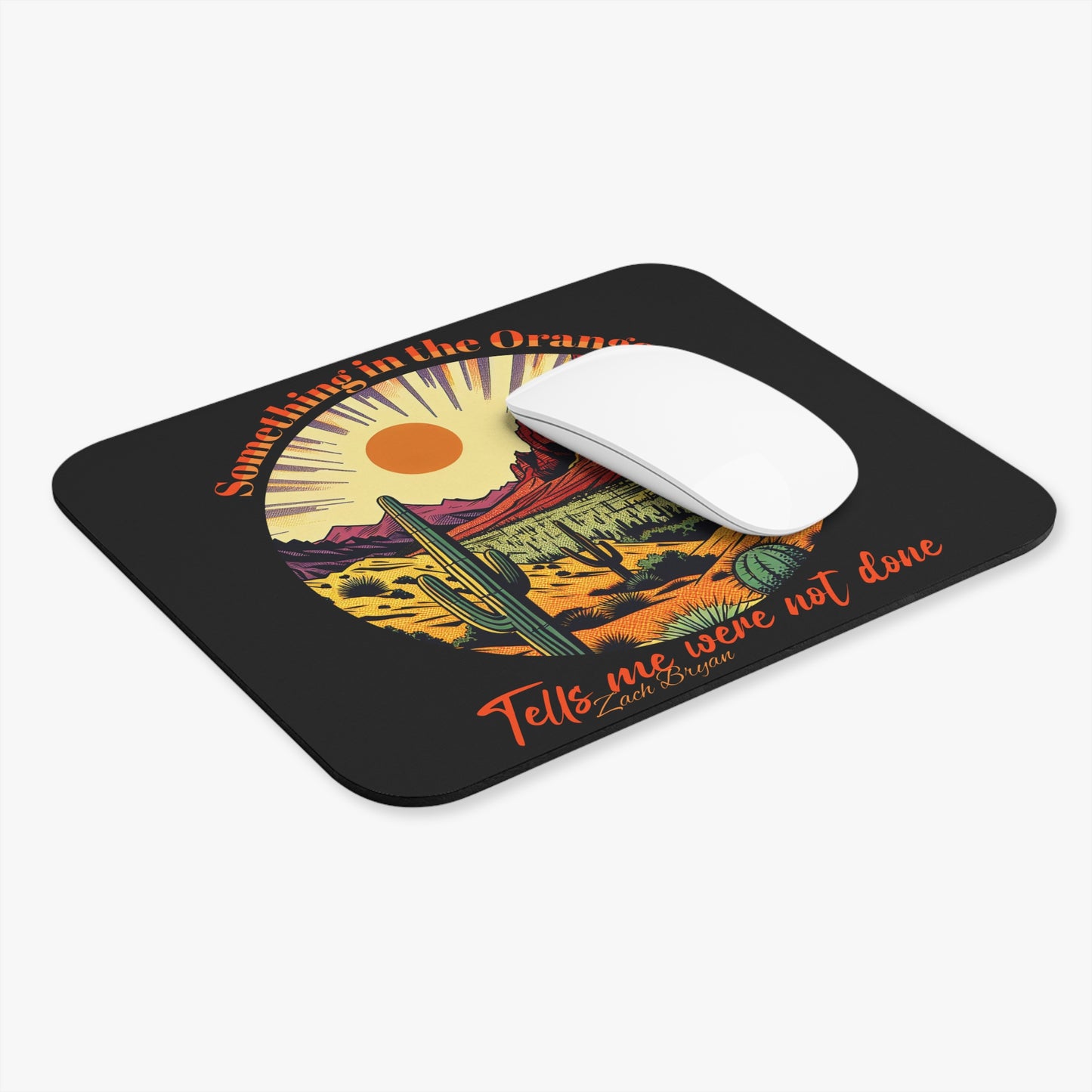 Zach Bryan inspired Mouse Pad, Western mouse pad, Country Music mouse pad