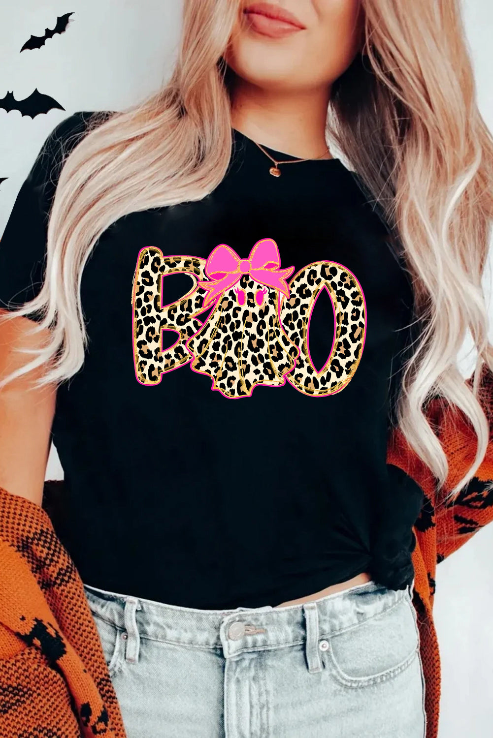 Leopard BOO & Country Twang Halloween T-Shirt