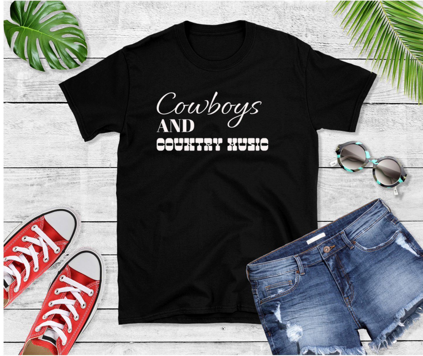White text "Cowboys and Country Music"
