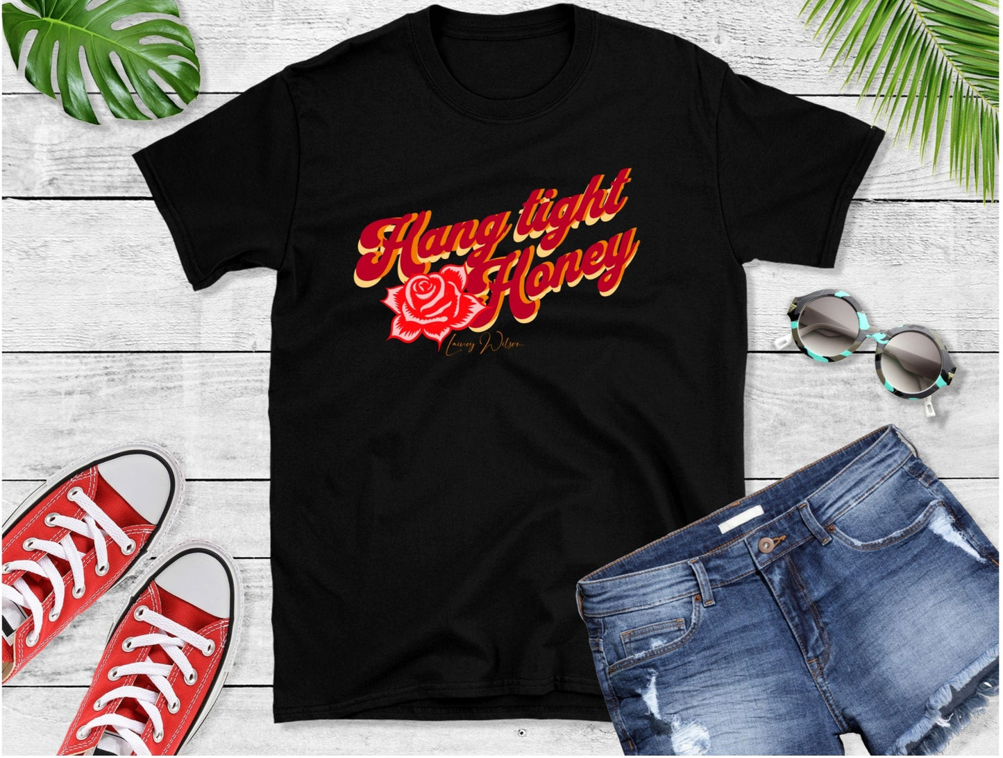 Hang Tight Honey T Shirt, Country Music Shirt, Festival Tee, Western T-shirt, Concert T Shirt