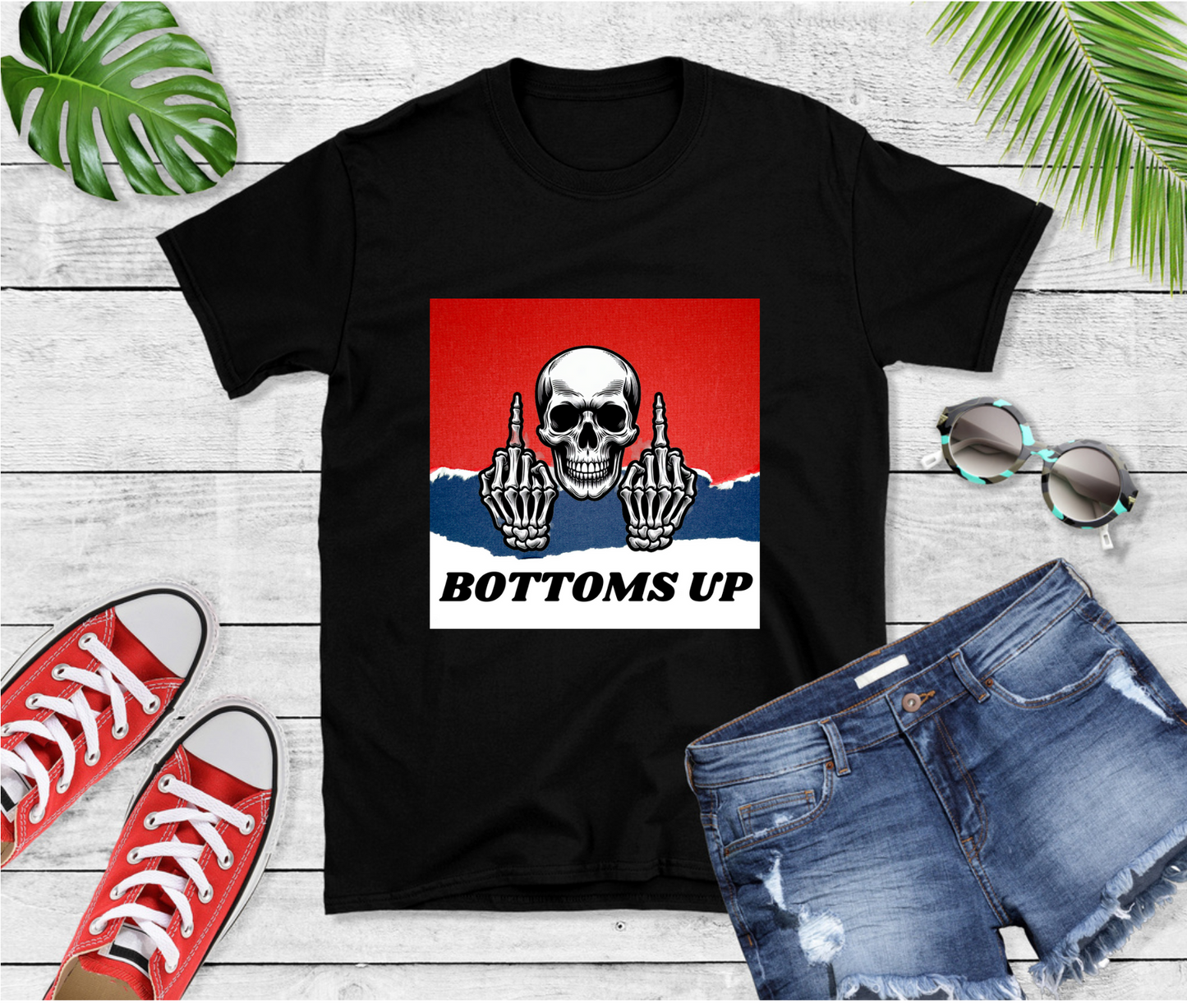 Bottoms up T-Shirt, Country Music T-Shirt, Country Music Concert Tee