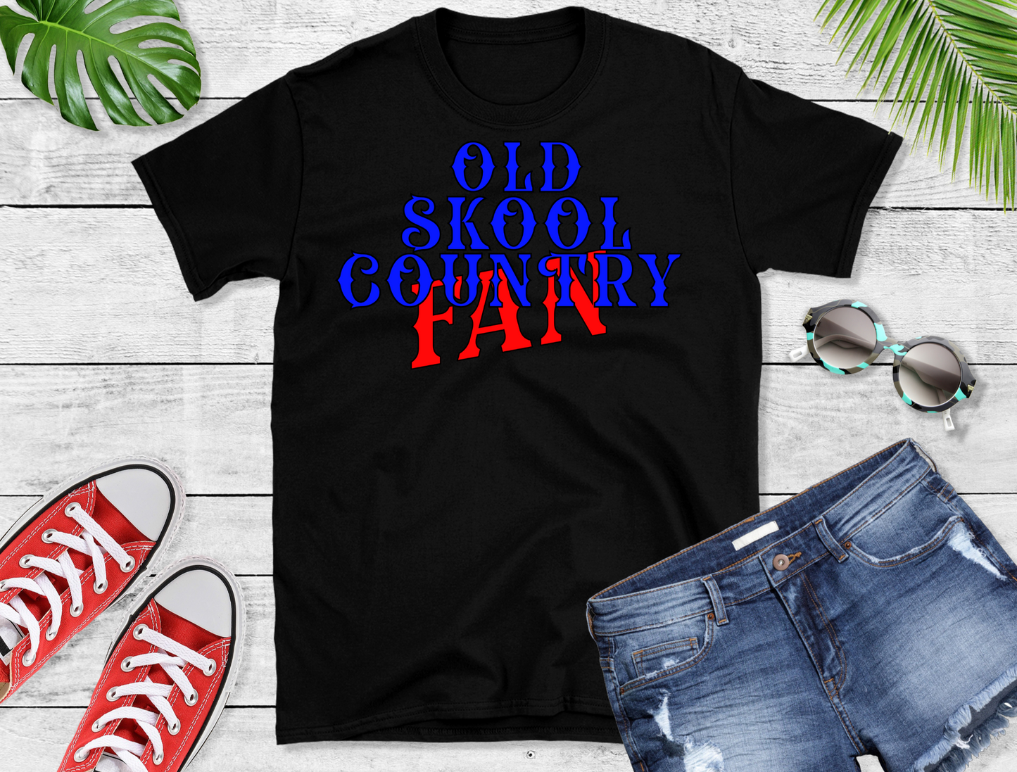 Old Skool Country Fan T Shirt, Country Music Shirt, Festival Tee, Western T-shirt, Concert T Shirt,