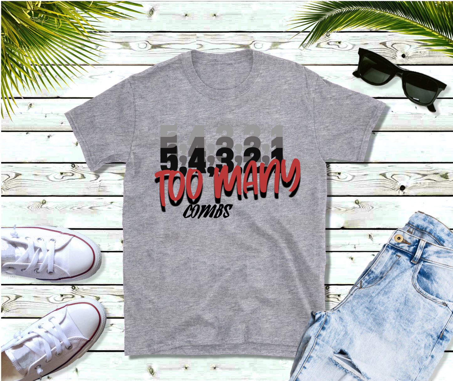 1, 2 Many T Shirt, Country Music Shirt, Festival Tee, Western T-shirt, Concert T-Shirt