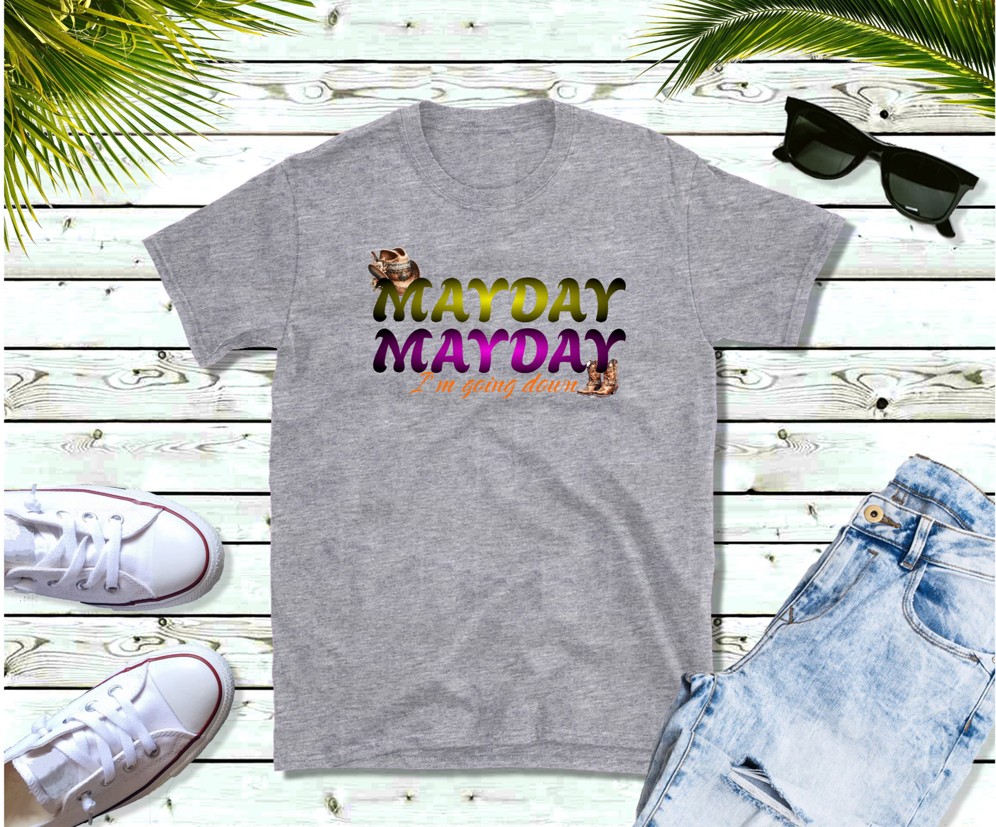 Mayday Mayday T Shirt, Country Shirt, Festival Tee, Western T-shirt, Music Shirt, Concert T-Shirt