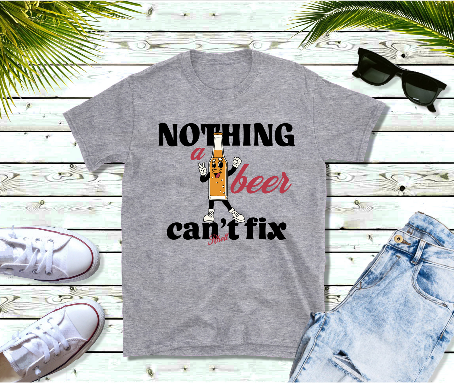 Nothing a beer can't fix T Shirt, Country Music Shirt, Tour Shirt, Festival Tee, Western T-shirt, Concert T Shirt,