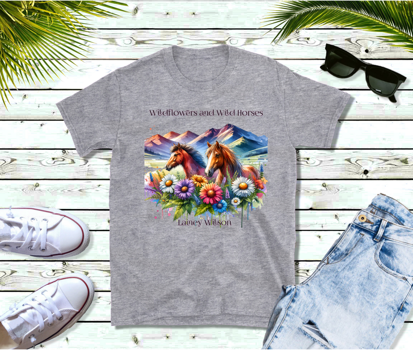 Wildflowers and Wild Horses T-Shirt, Country Music T-Shirt, Country Music Concert