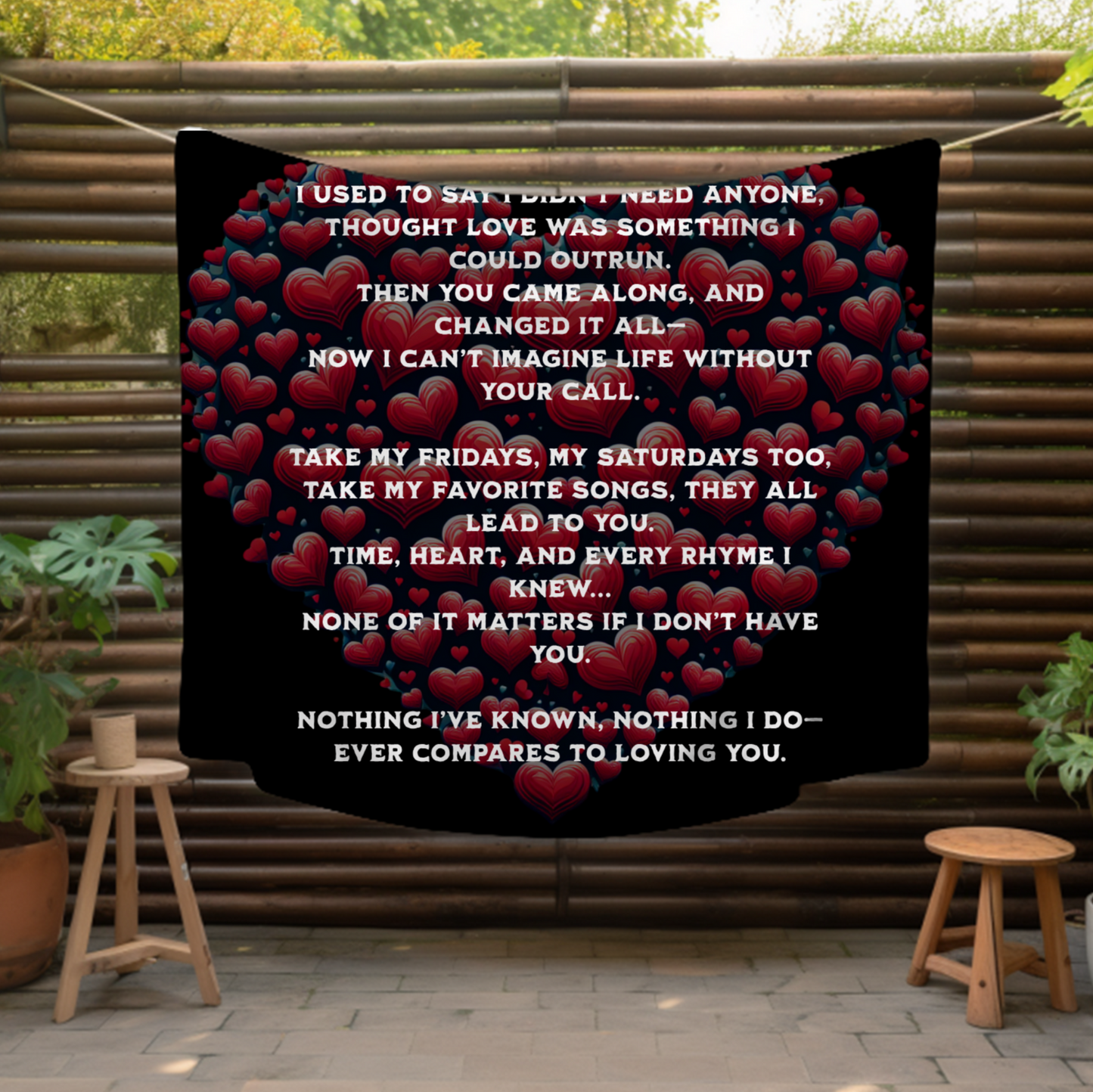 Nothing compares to you Velveteen Plush Blanket, Fan Blanket, Throw Rug, Display Blanket, Country Music Blanket,