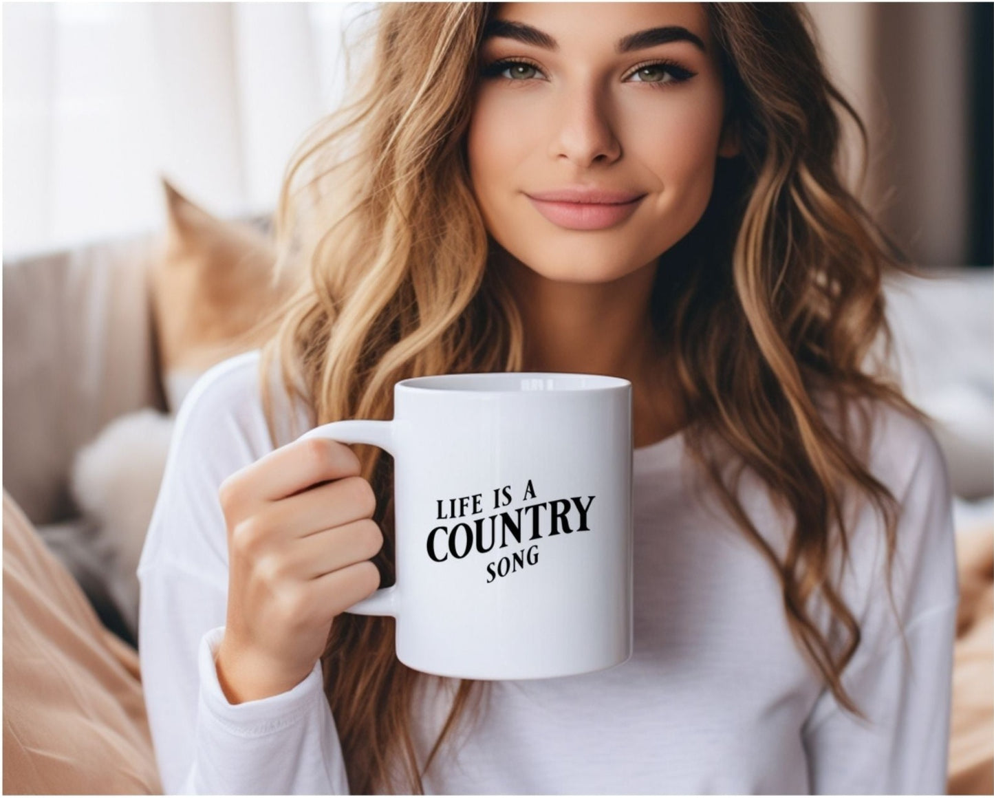 Life Is A Country Song 11oz Mug, Country Music, Gift, Country Music gift