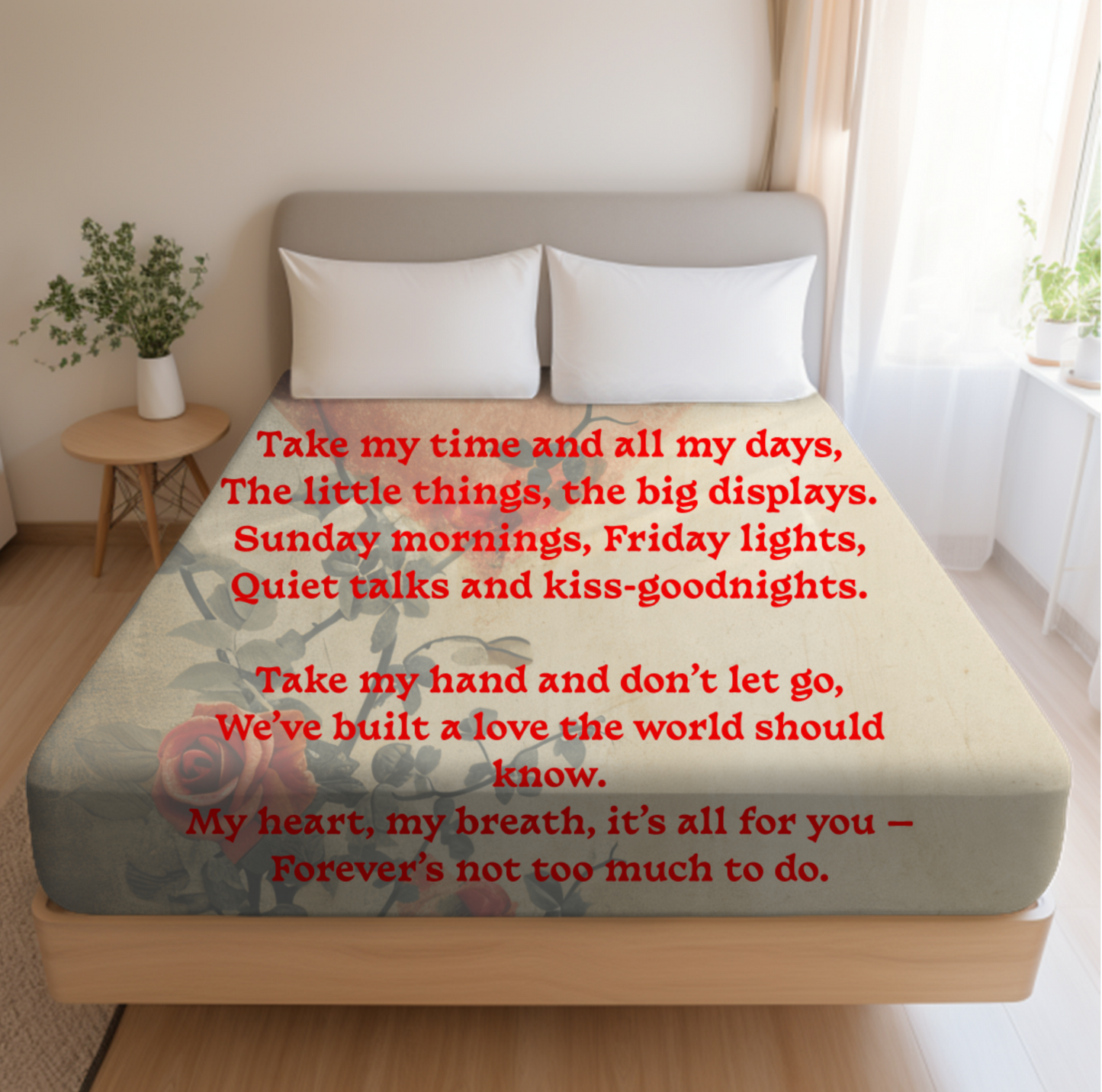 Take forever with me Velveteen Plush Blanket, Fan Blanket, Throw Rug, Display Blanket, Country Music Blanket,
