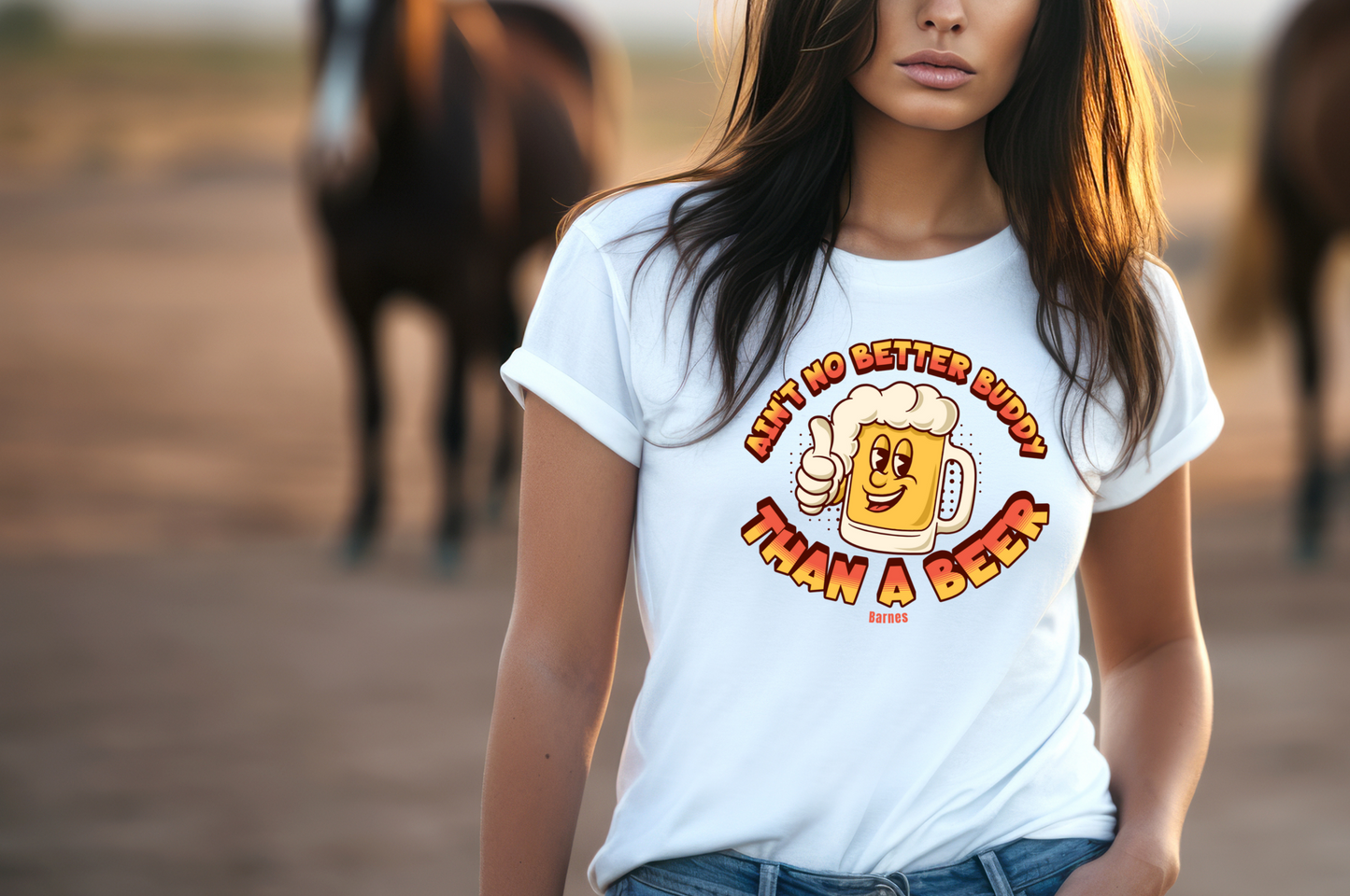 Featuring a jolly beer mug character that's more than just a glass—it's your new best mate. With a big grin and a thumbs up, this beer buddy is the life of the party