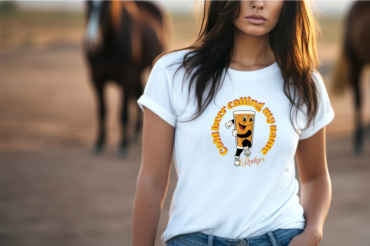 Cold beer calling my name T Shirt, Country Music Shirt, Festival Tee, Western T-shirt, Concert T-Shirt