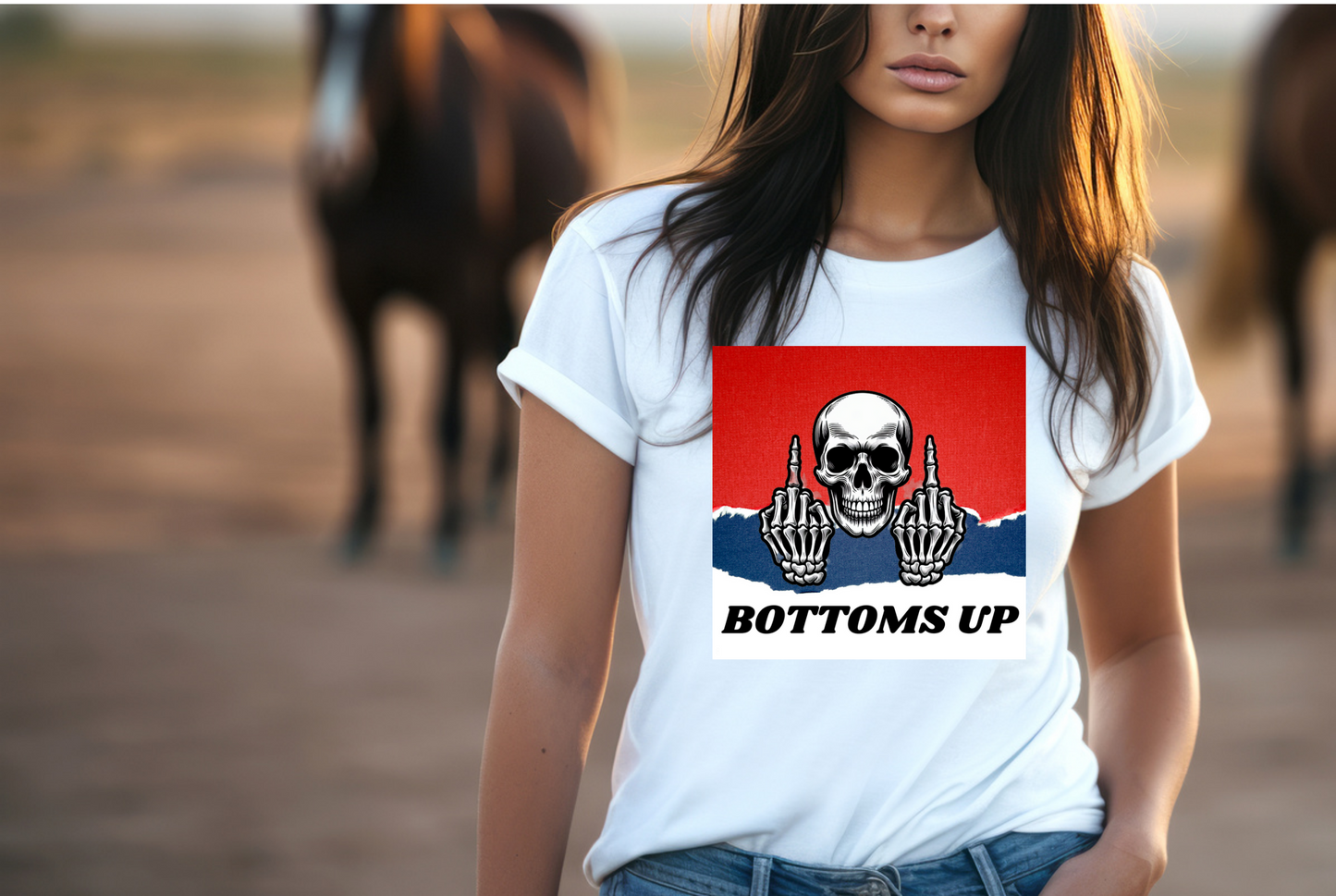 Bottoms up T-Shirt, Country Music T-Shirt, Country Music Concert Tee