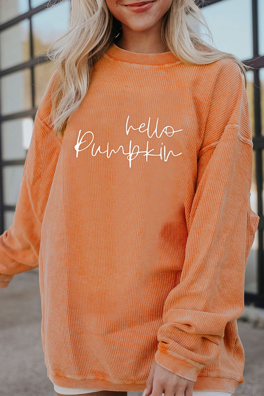 Hello Pumpkin Halloween Sweatshirt