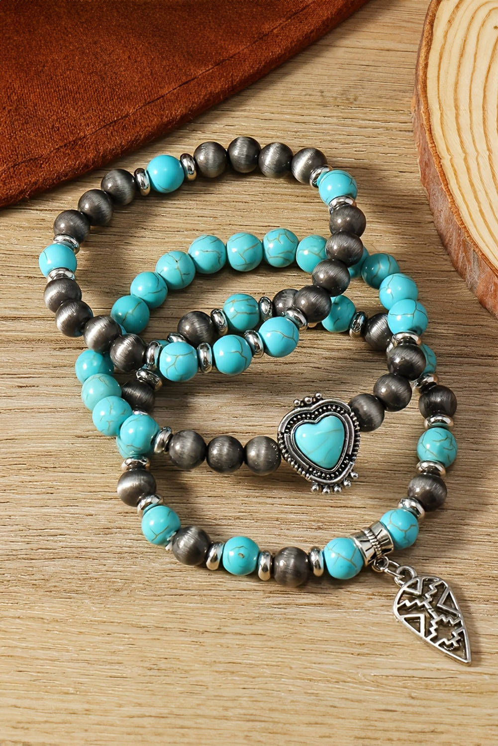 Kallaite Turquoise Beaded Bracelet – Boho Spirit Meets Artisan Detail