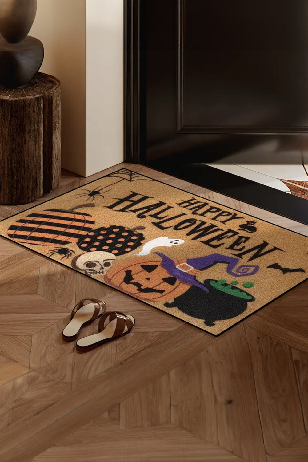 Harvest Barn Bash Halloween Greeting Mat