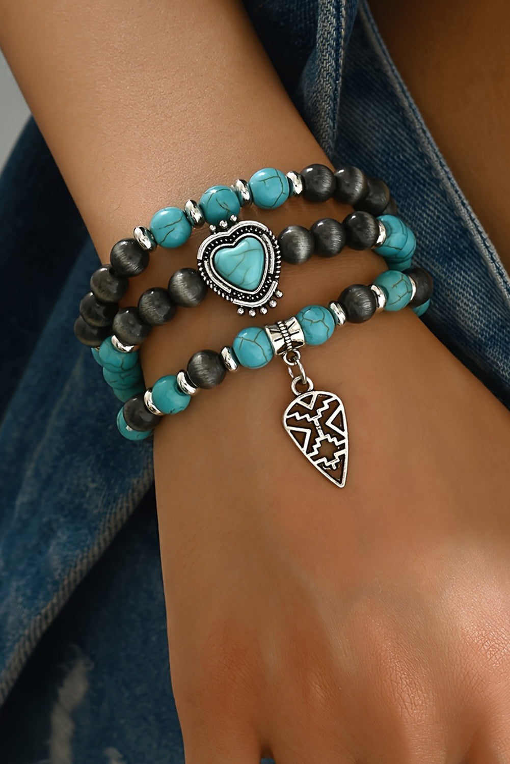 Kallaite Turquoise Beaded Bracelet – Boho Spirit Meets Artisan Detail