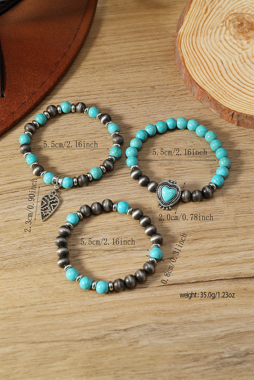 Kallaite Turquoise Beaded Bracelet – Boho Spirit Meets Artisan Detail