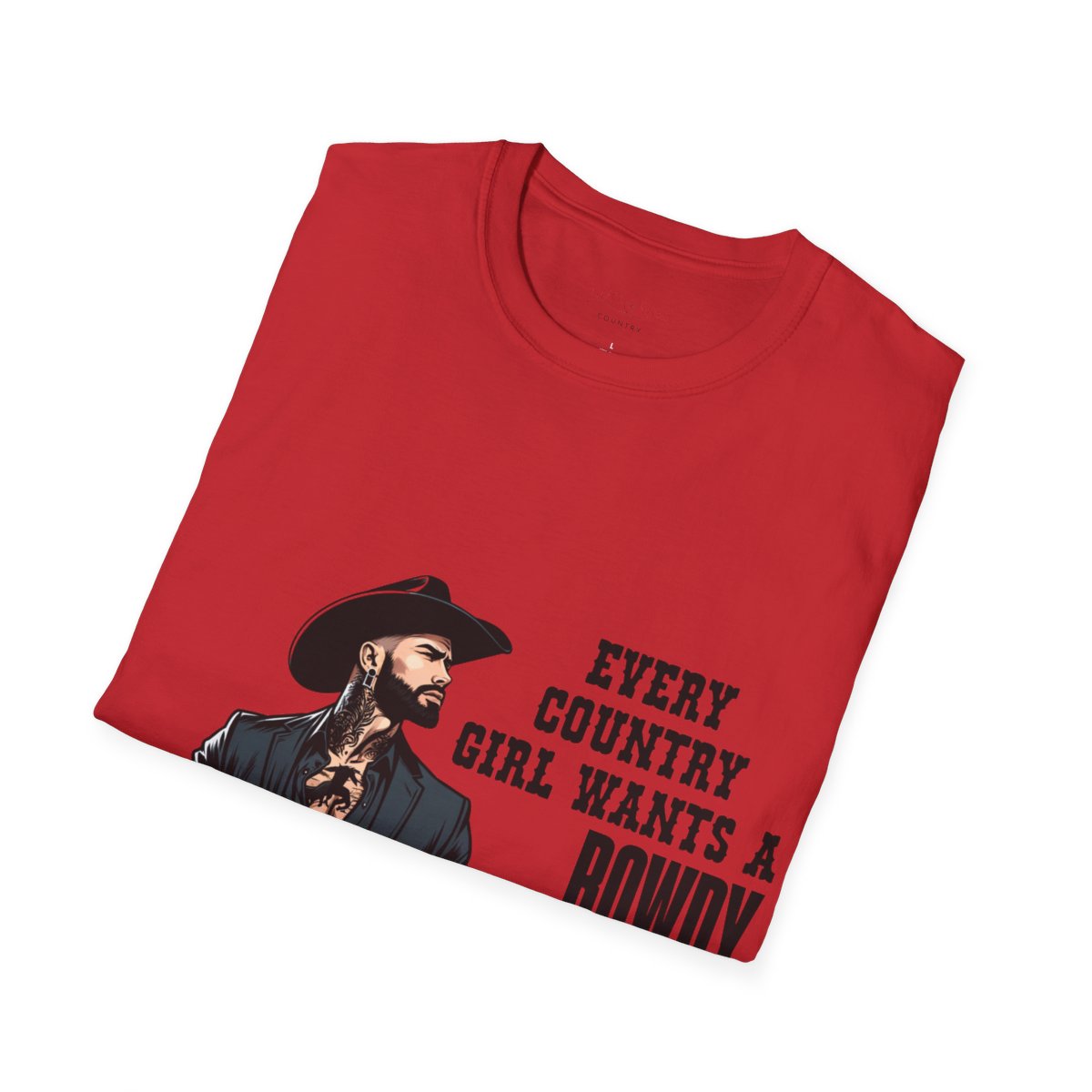 Rowdy Gentle Man T-Shirt, Country Music Shirt, Festival Tee, Western T-shirt, Concert T Shirt,