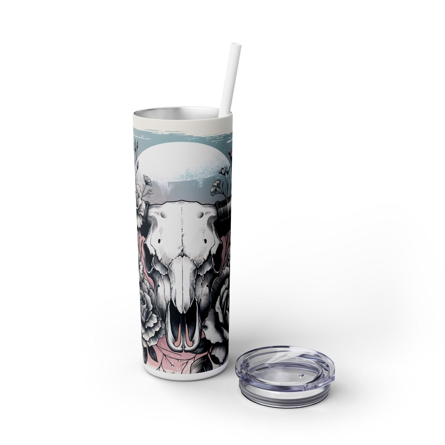 Wild Elegance Tumbler 20 oz Tumbler; Country Tumbler, Longhorn Tumbler