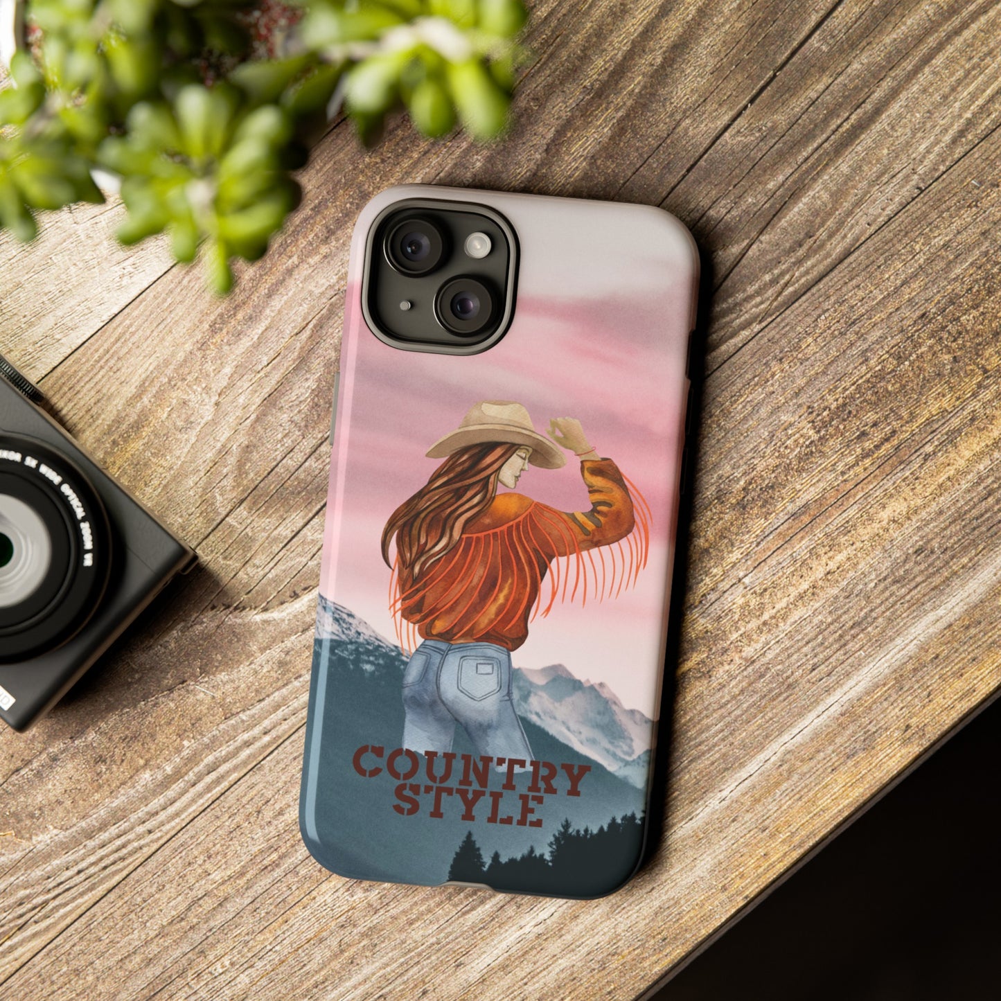 Country Style Tough Phone Case, Cowgirl, Phone Case, Gift, Country Phone Case, Western Accessories