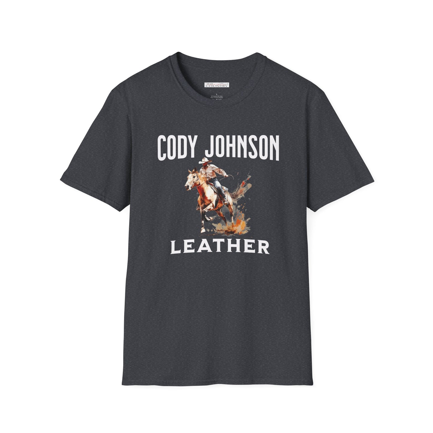 LeatherT Shirt, Country Shirt, Tour Shirt, Festival Tee, Western T-shirt, Music Shirt, Concert T-Shirt