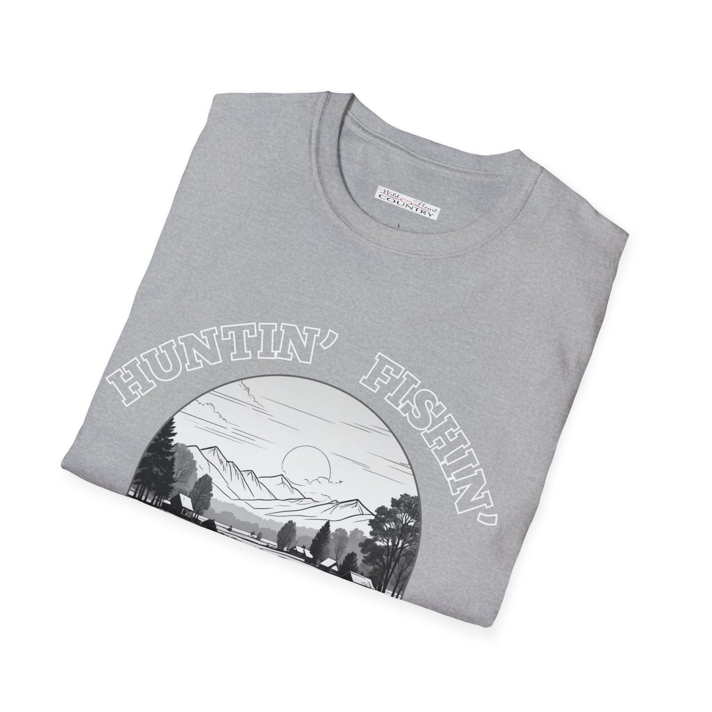 Huntin Fishin and Lovin Everyday T-Shirt - Country music shirt, Western T-shirt, Outdoor T-Shirt