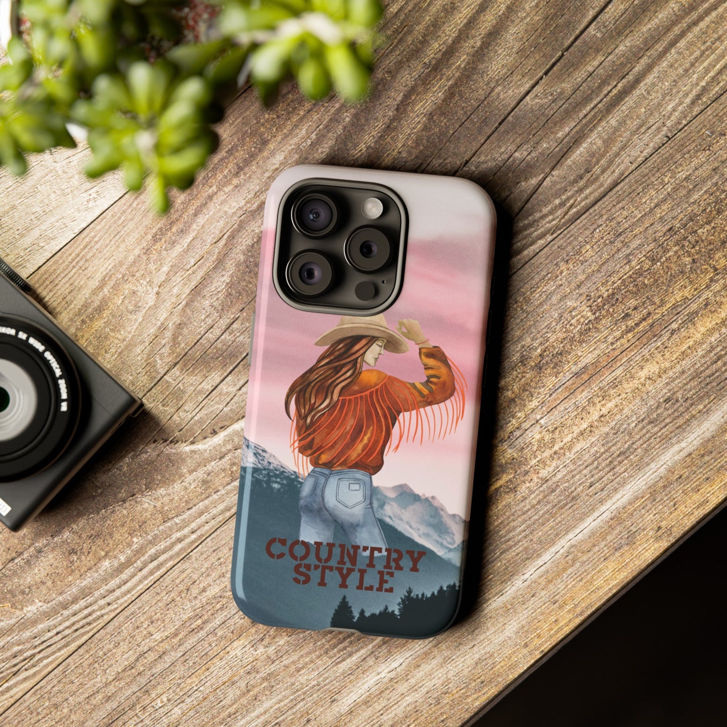 Country Style Tough Phone Case, Cowgirl, Phone Case, Gift, Country Phone Case, Western Accessories