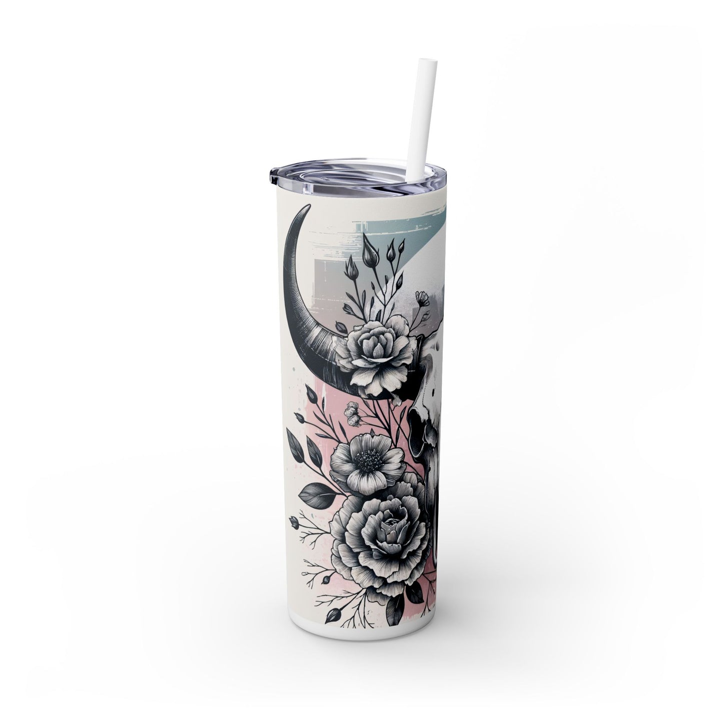 Wild Elegance Tumbler 20 oz Tumbler; Country Tumbler, Longhorn Tumbler