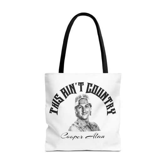 This Ain't Country Tote Bag, Gift for Country Music Lover, Country Music Bag