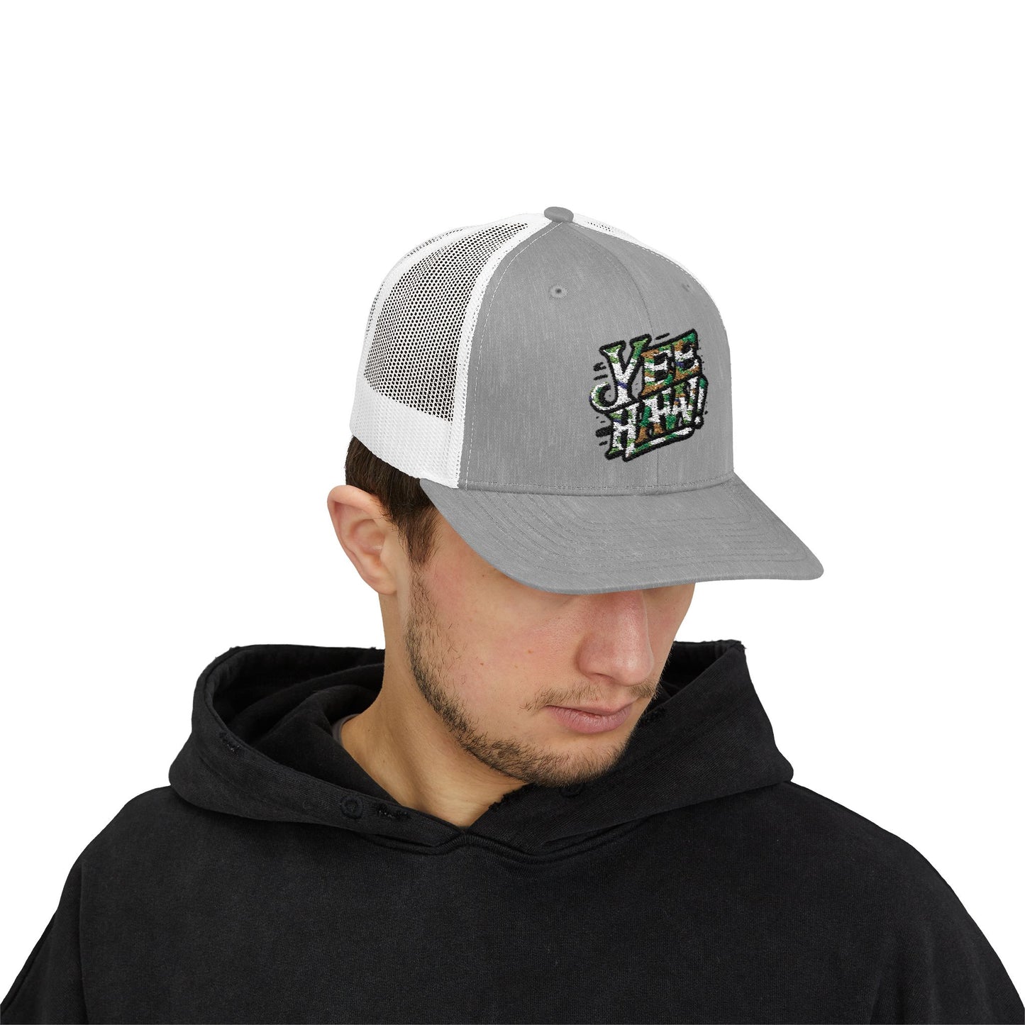 Yee Haw! Camouflage Snapback Trucker Cap
