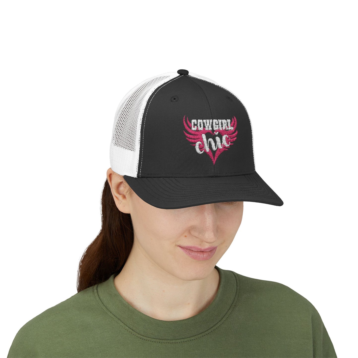 Cowgirl Chic Snapback Trucker Cap