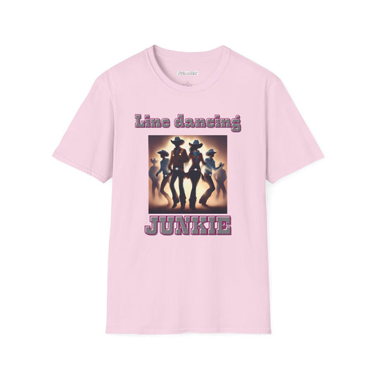 Line Dancing Junkie T-Shirt, Country T-Shirt, Line Dancing T-Shirt, Casual T-Shirt, Dancing T-Shirt