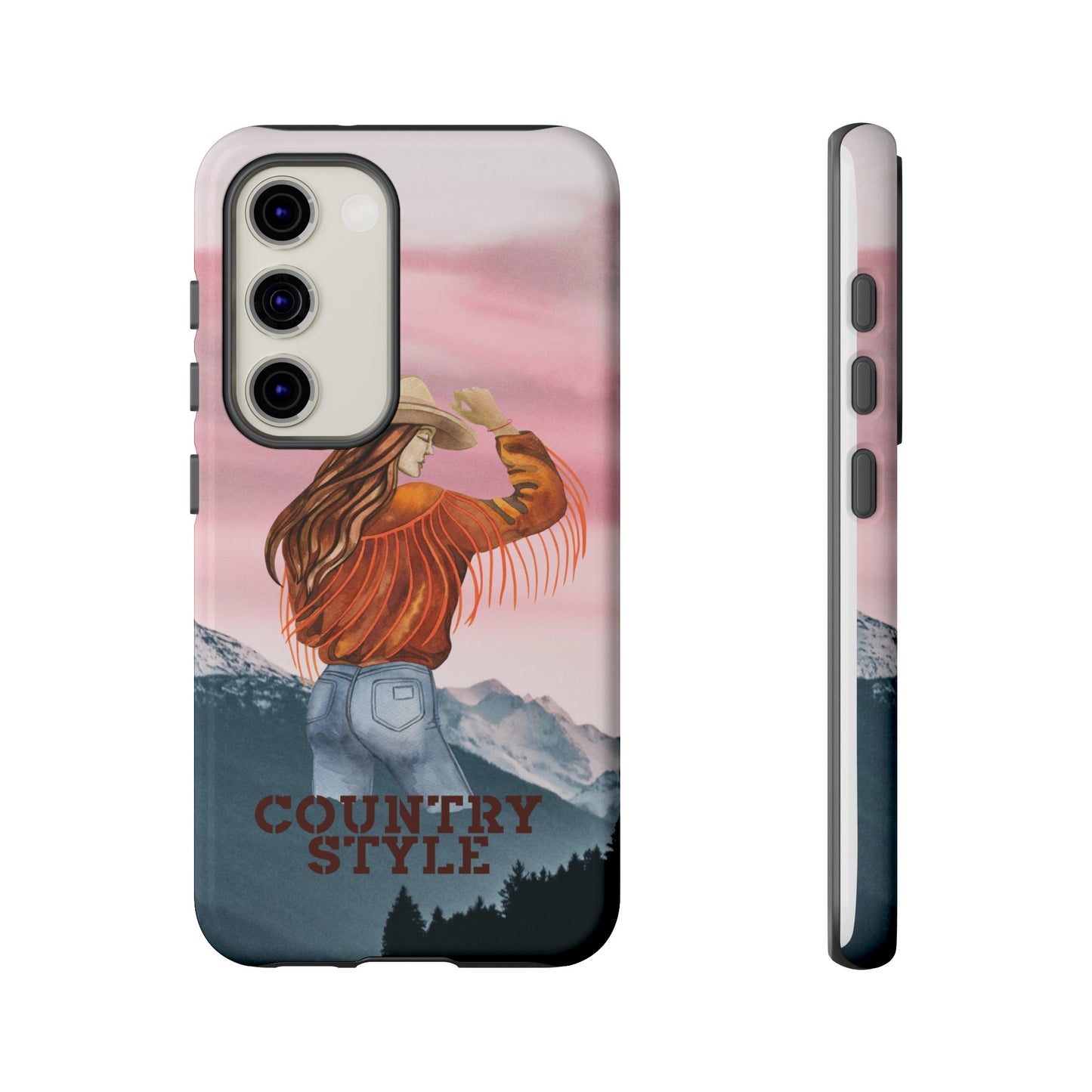 Country Style Tough Phone Case, Cowgirl, Phone Case, Gift, Country Phone Case, Western Accessories