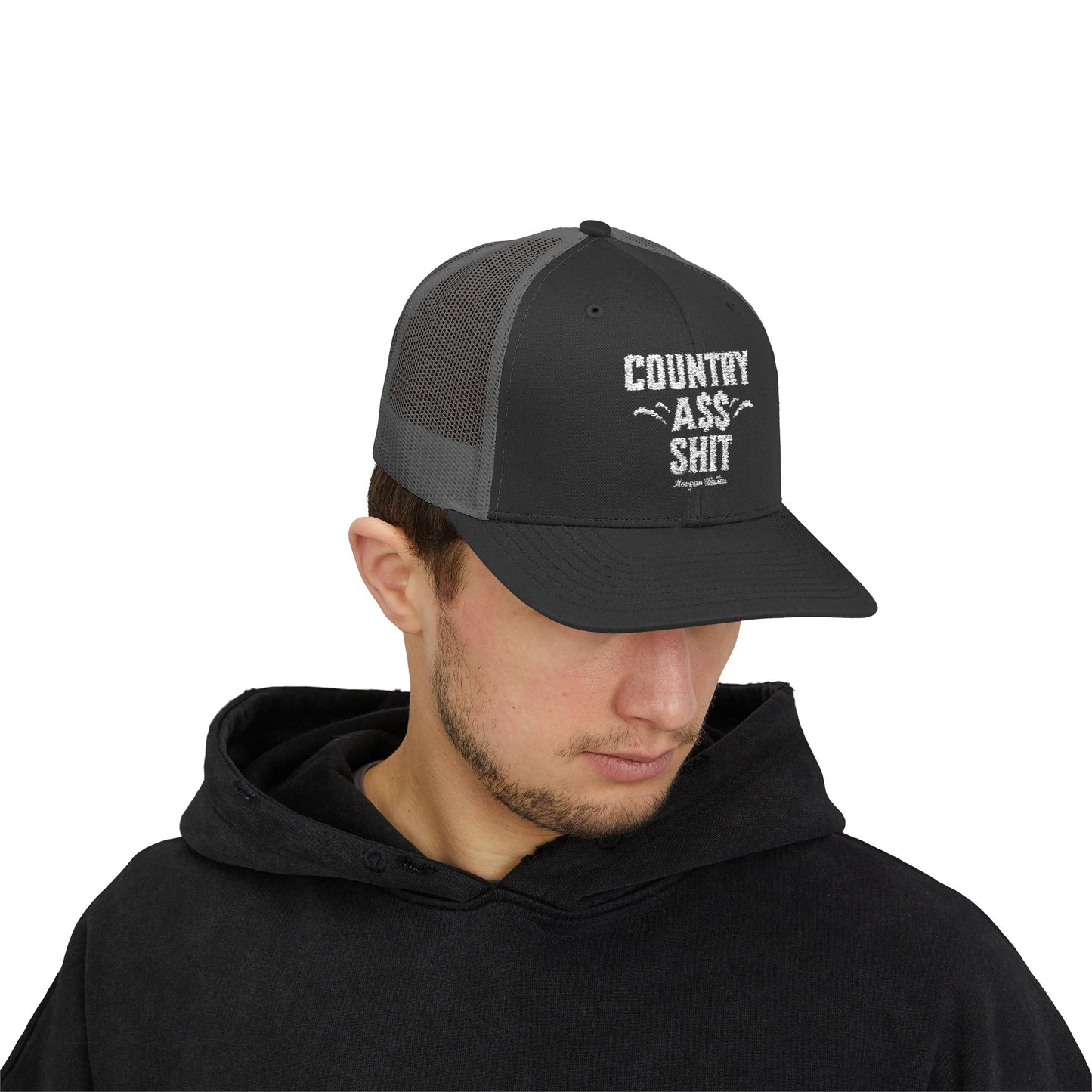 Country A$$ Shit Snapback Trucker Cap